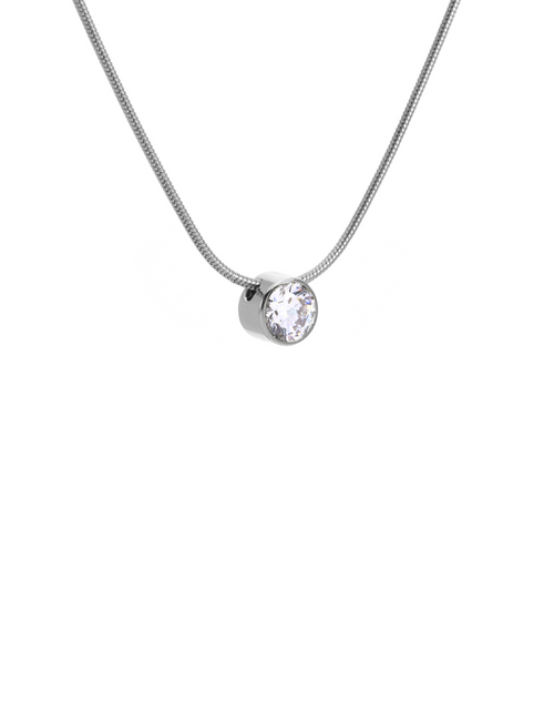 Load image into Gallery viewer, PT101W B.Tiff 1 ct Solitaire Pendant by B.Tiff New York
