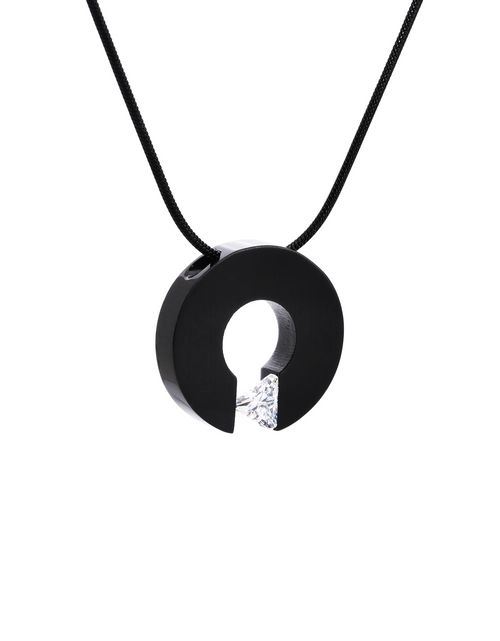 Load image into Gallery viewer, PT113B B.Tiff Triangle Cut Malfinia Pendant by B.Tiff New York

