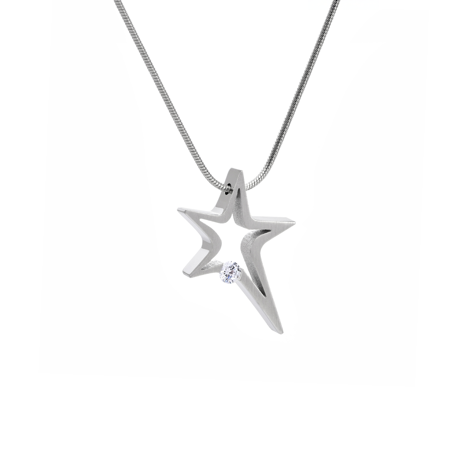 PT115W B.Tiff Shooting Star Pendant Necklace by B.Tiff New York
