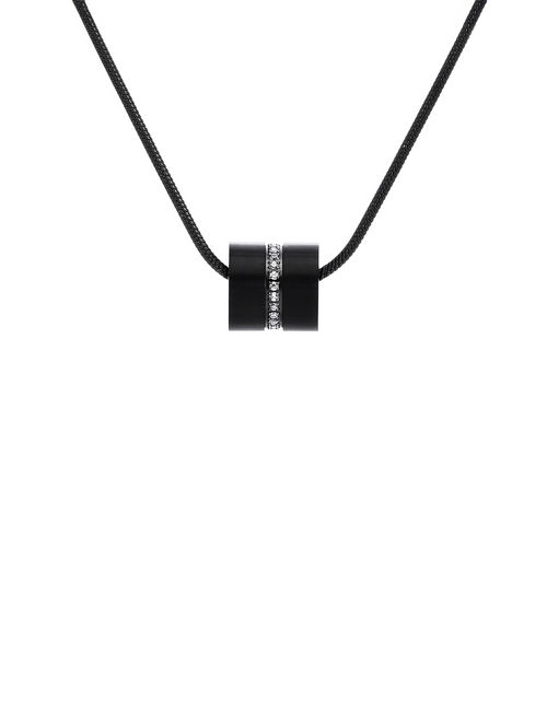 Load image into Gallery viewer, PT118B B.Tiff Black Barrel Pendant by B.Tiff New York
