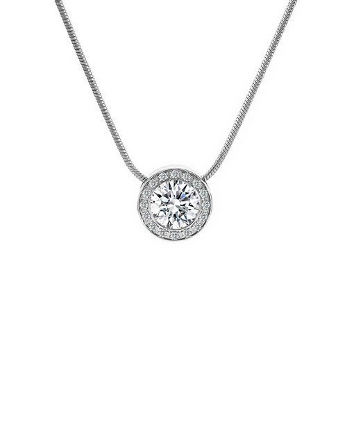 Load image into Gallery viewer, PT125W B.Tiff Aŭreolo 1ct Pendant by B.Tiff New York
