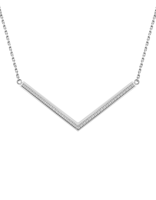 Load image into Gallery viewer, PT208W B.Tiff Pavé Viva Pendant Necklace by B.Tiff New York

