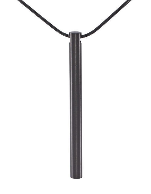Load image into Gallery viewer, PT300B B.Tiff Black Plain Bar Pendant by B.Tiff New York

