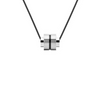 Stainless Steel & Black Center