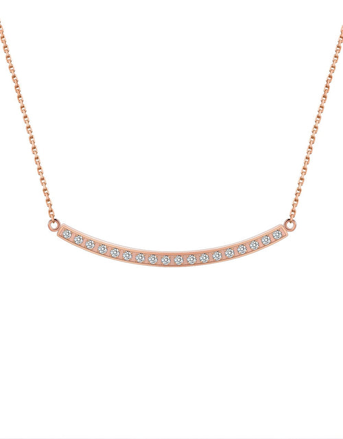 Load image into Gallery viewer, PT324RG B.Tiff Rose Gold Mini "Smile" Adjustable Pendant Necklace by B.Tiff New York
