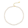 18K Gold Plated & White Pearl