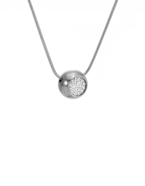 Load image into Gallery viewer, PT808W B.Tiff Pavé Globe Pendant by B.Tiff New York
