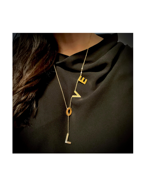 Load image into Gallery viewer, PTloveG B.Tiff Gold Adjustable Love Chain by B.Tiff New York

