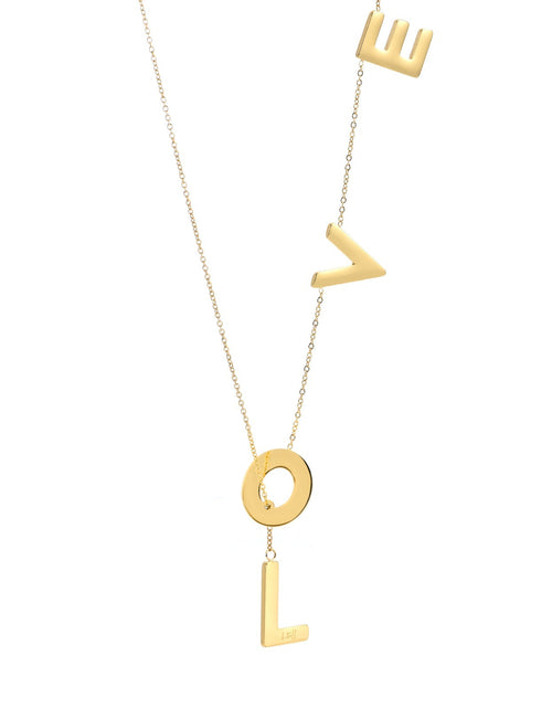Load image into Gallery viewer, PTloveG B.Tiff Gold Adjustable Love Chain by B.Tiff New York
