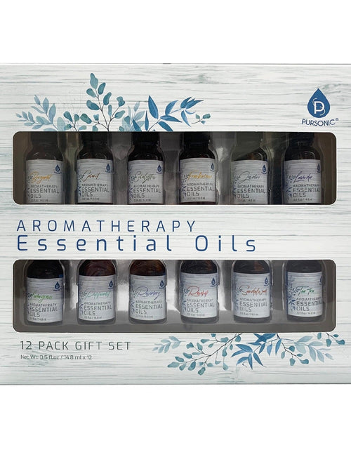 Load image into Gallery viewer, 12 Pack of Aromatherapy Essential Oils by Pursonic

