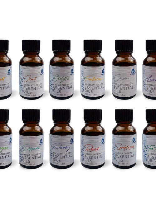 Load image into Gallery viewer, 12 Pack of Aromatherapy Essential Oils by Pursonic
