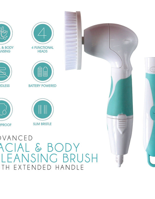 Load image into Gallery viewer, Advanced Facial &amp; Body Cleansing Brush With Extended Handle by Pursonic
