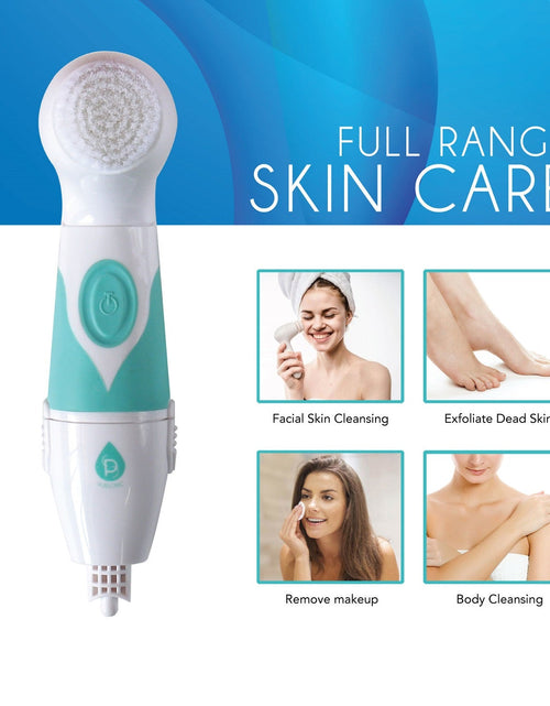 Load image into Gallery viewer, Advanced Facial &amp; Body Cleansing Brush With Extended Handle by Pursonic
