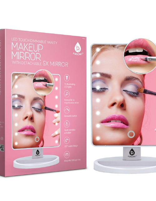 Load image into Gallery viewer, LED Lighted Vanity Makeup Mirror by Pursonic
