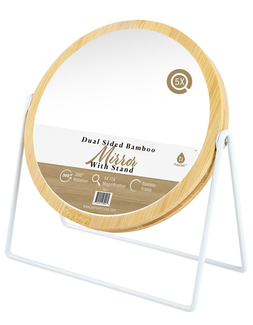 Load image into Gallery viewer, Dual-Side Mirror with Seamless 360° Rotation by Pursonic
