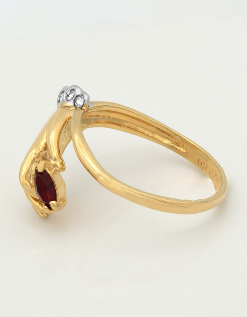 Load image into Gallery viewer, Vintage Austrian Crystals 18k Yellow Gold Matte or Polished Finish Made in USA by PVD Vintage Jewelry
