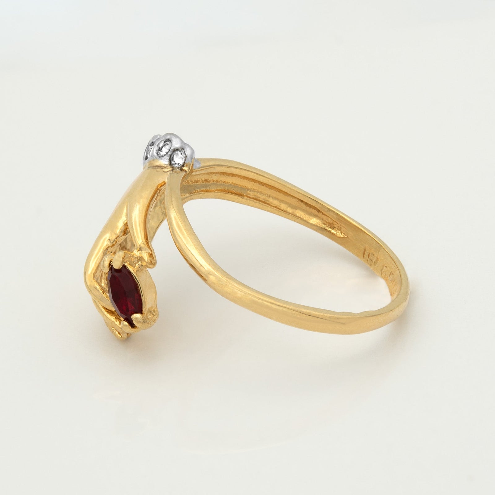 Vintage Austrian Crystals 18k Yellow Gold Matte or Polished Finish Made in USA by PVD Vintage Jewelry