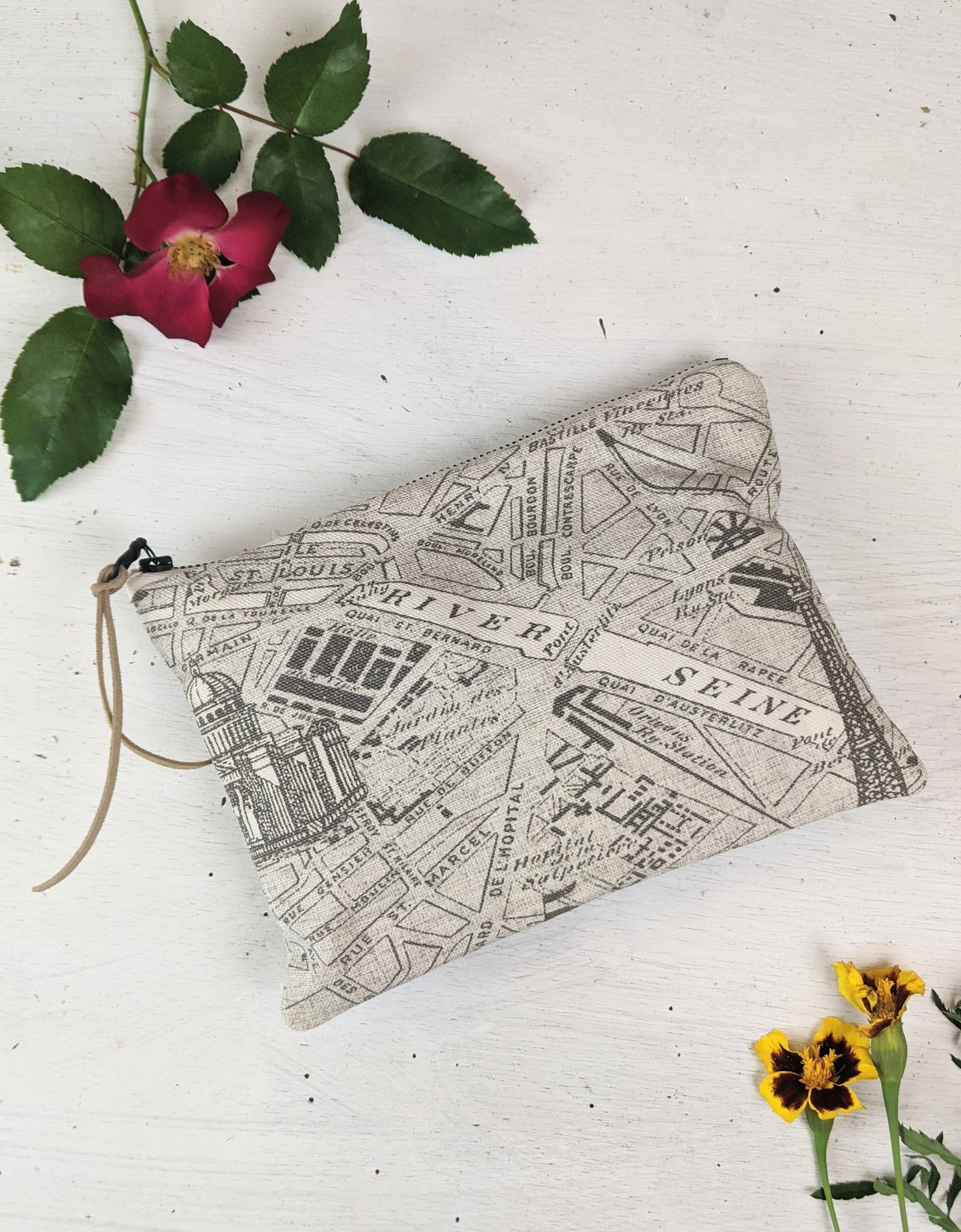 Paris Map Purse by Ash & Rose