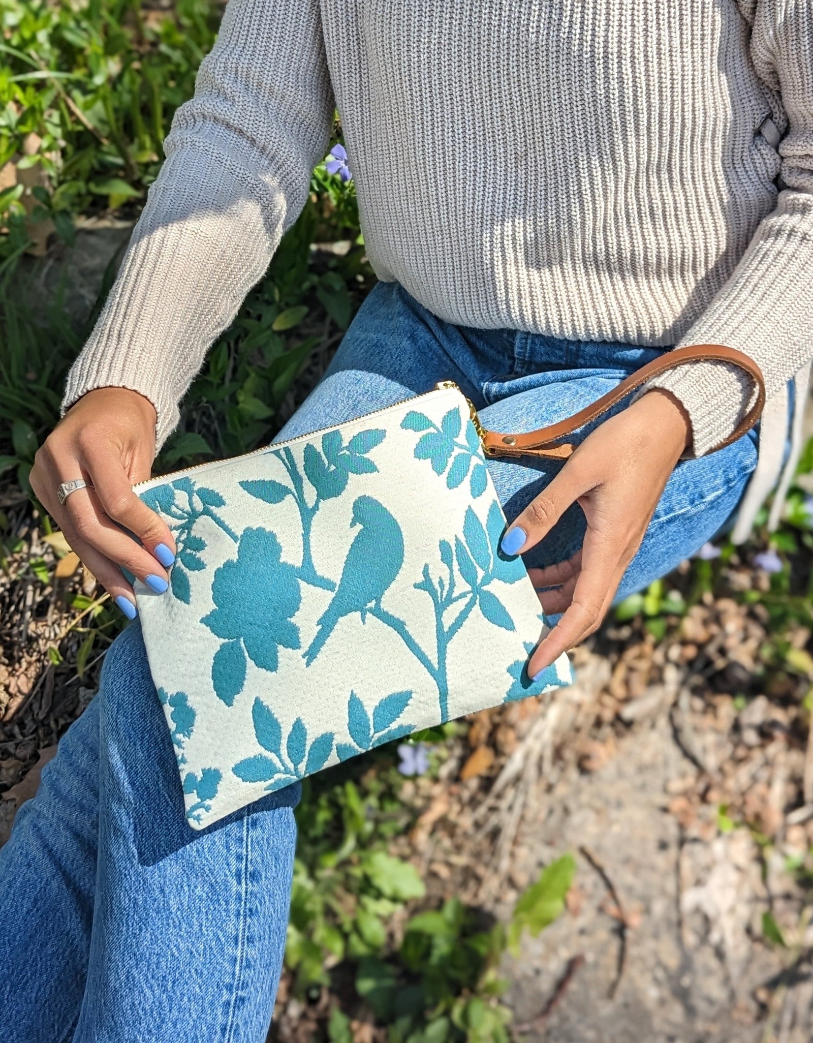 Bird Silhouette Wristlet Purse by Ash & Rose