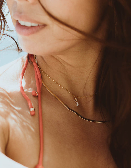 Load image into Gallery viewer, Herringbone Chain by Toasted Jewelry
