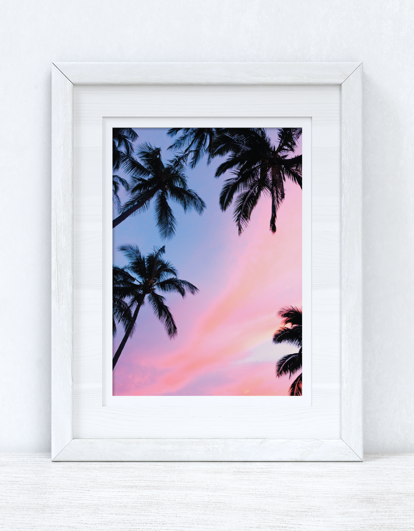 Palm Trees Photography Summer Seasonal Wall Home Decor Print by WinsterCreations™ Official Store