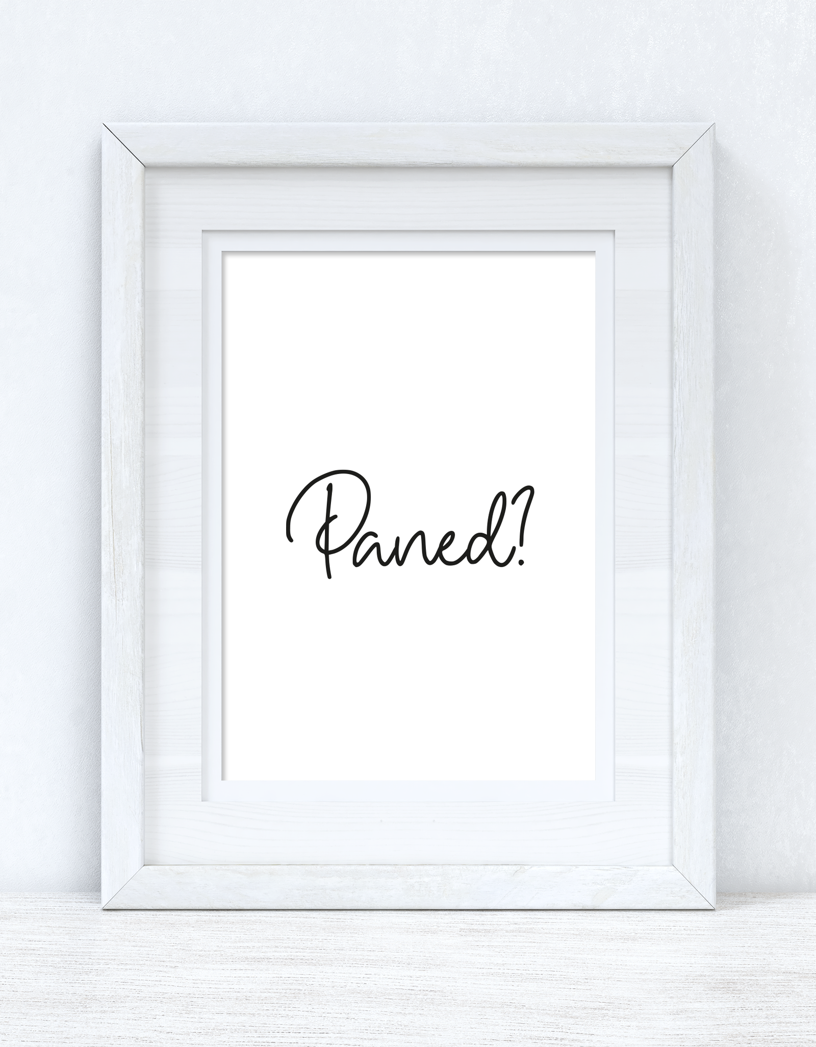 Paned? Cuppa? Home Welsh Decor Wall Decor Print by WinsterCreations™ Official Store