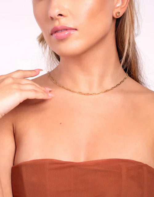 Load image into Gallery viewer, Paperclip link Chain Necklace
