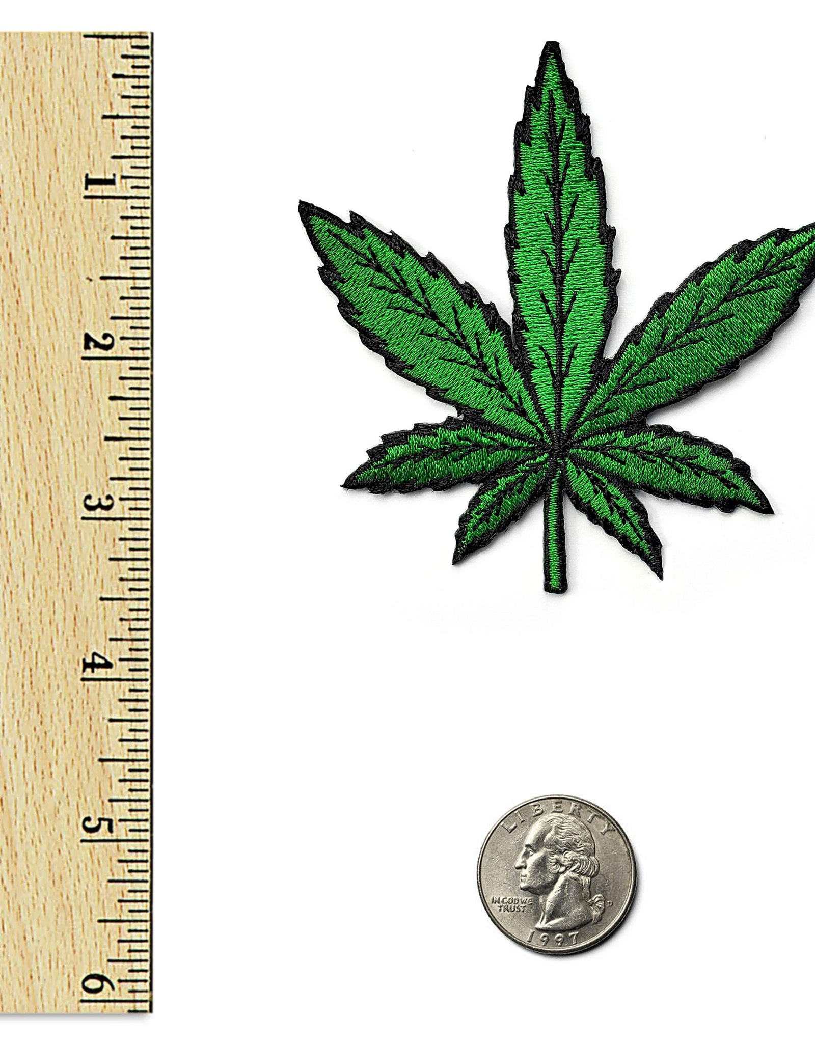 Cannabis Leaf Patch by Kolorspun