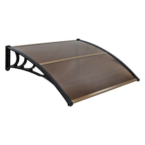 Load image into Gallery viewer, Outdoor Front Door Patio Overhang Awning for Sunlight Rain Snow Wind Protection-48 x 40 Inch
