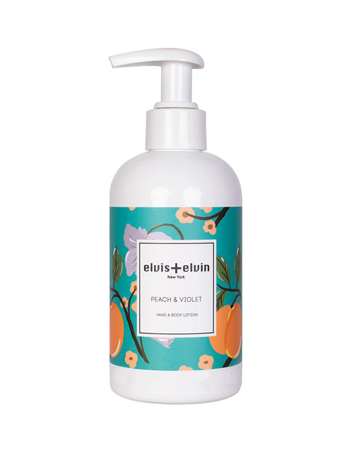 Load image into Gallery viewer, Hand &amp; Body Lotion - Peach &amp; Violet by elvis+elvin
