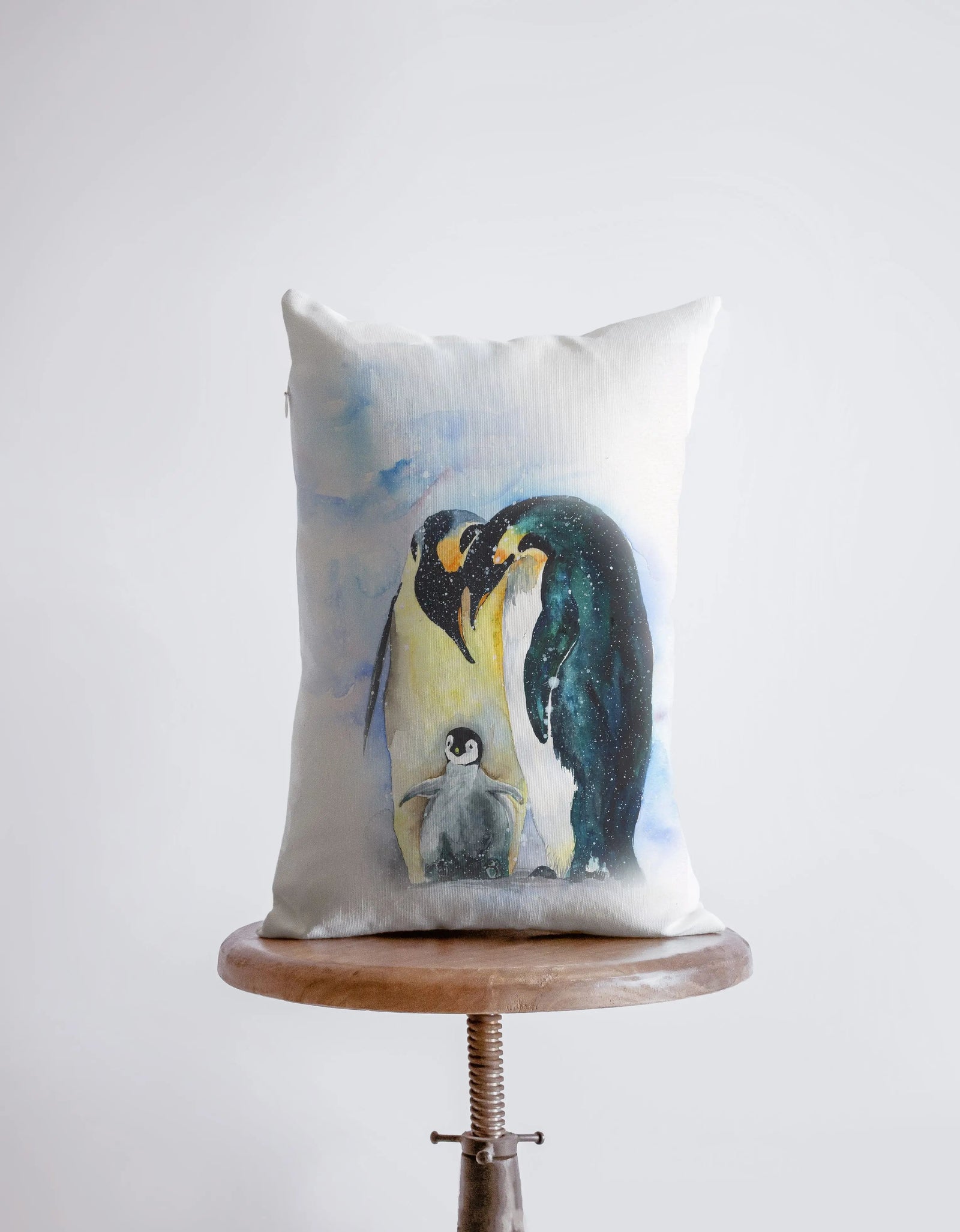 Penguin | 12x18 | Pillow Cover | Penguin Bird |  Bird Lover | Penguin Gift | Throw Pillow | Decor | Gift for her | Accent Pillow Covers by UniikPillows