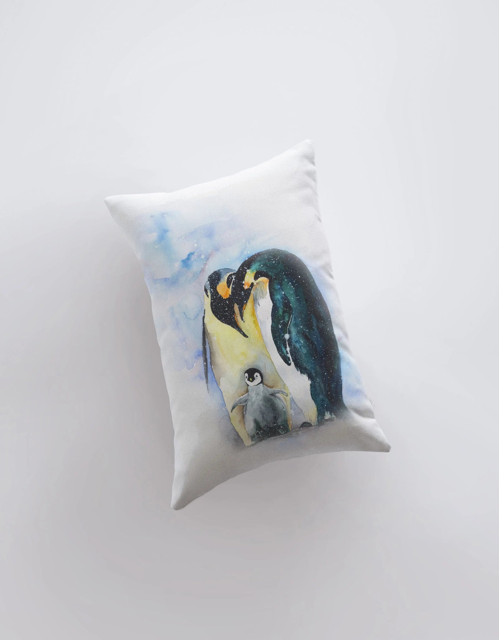 Penguin | 12x18 | Pillow Cover | Penguin Bird |  Bird Lover | Penguin Gift | Throw Pillow | Decor | Gift for her | Accent Pillow Covers by UniikPillows