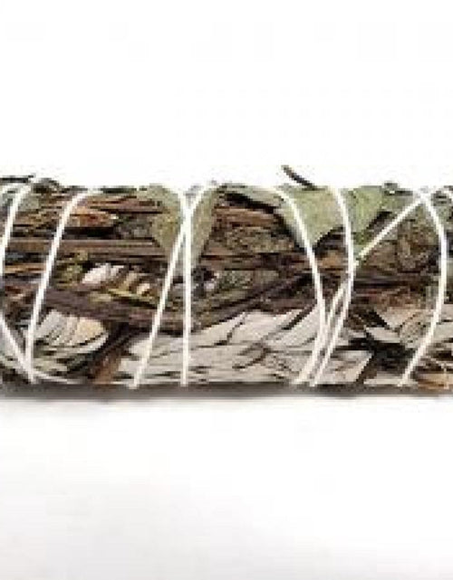 Load image into Gallery viewer, Peppermint &amp; White Sage Mix Sage bundle 3-4" by OMSutra
