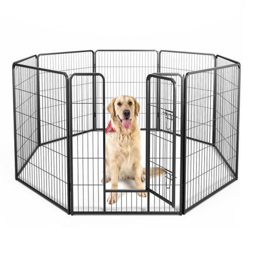 Load image into Gallery viewer, 8 Panel 40 Inch Height Pet Fence Indoor Outdoor-40 inches
