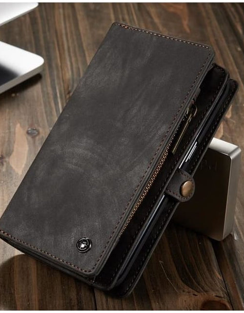 Load image into Gallery viewer, Luxury Leather Wallet with 11 Card Holders And Detachable Phone Case for Samsung Note 10 Plus A20 A50 A70 A80 S9 S8 Note 9 by Js House
