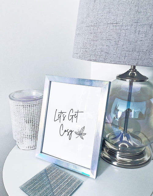 Load image into Gallery viewer, Let's Get Cosy Line Work Autumn Seasonal Wall Home Decor Print by WinsterCreations™ Official Store
