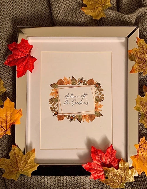 Load image into Gallery viewer, Autumn At The (Surname) Autumn Seasonal Wall Home Decor Print by WinsterCreations™ Official Store
