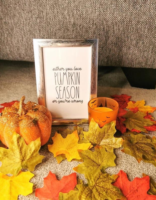 Load image into Gallery viewer, Either You Love Pumpkin Season Autumn Seasonal Wall Home Decor Print by WinsterCreations™ Official Store
