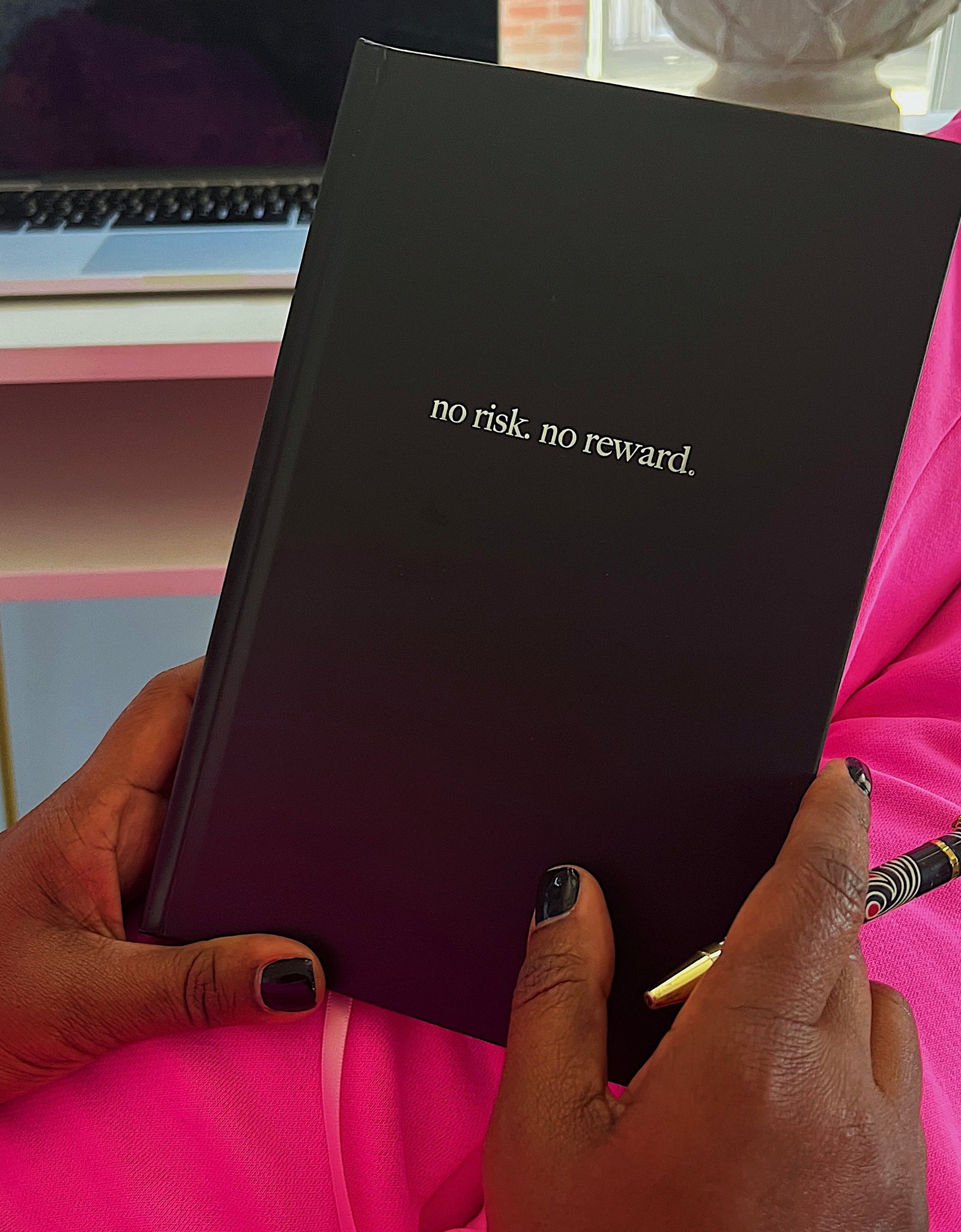 No Risk No Reward :: Hardbound Journal by Effie's Paper