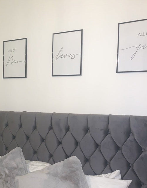 Load image into Gallery viewer, All Of Me Loves All Of You Set Of 3 Bedroom Wall Decor Prints by WinsterCreations™ Official Store
