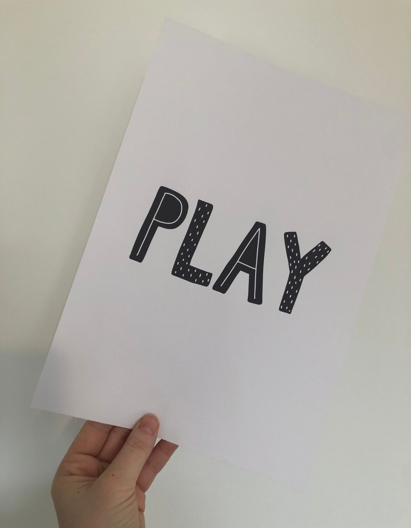 Scandinavian Play Children's Nursery Bedroom Wall Decor Print by WinsterCreations™ Official Store