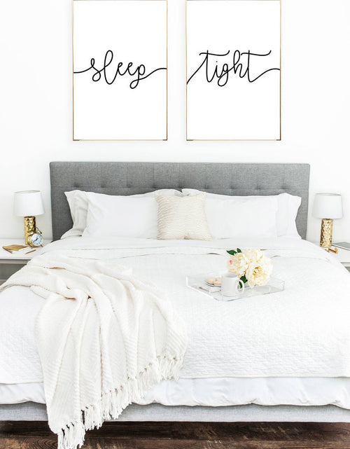 Load image into Gallery viewer, Sleep Tight Bedroom Wall Decor Set Of 2 Print Set by WinsterCreations™ Official Store
