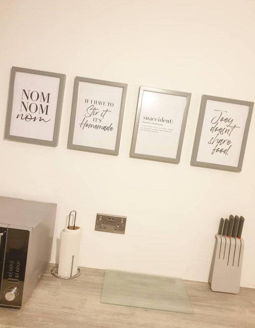 Load image into Gallery viewer, Snaccident Definition Kitchen Funny Simple Wall Decor Print by WinsterCreations™ Official Store
