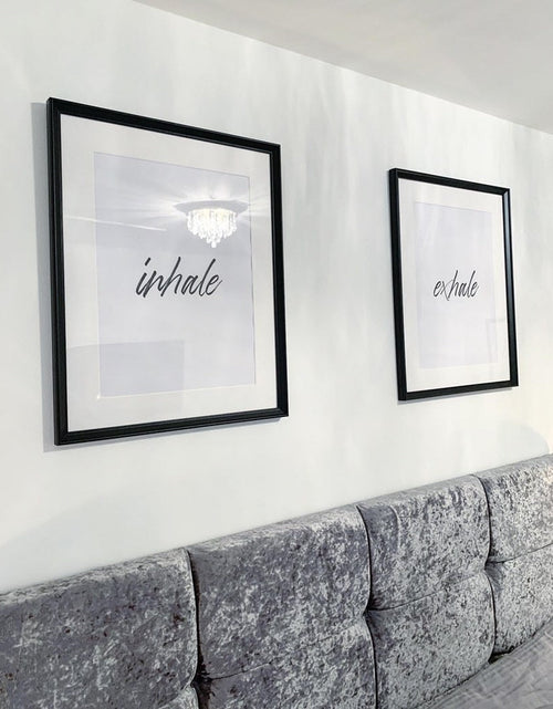 Load image into Gallery viewer, Inhale Exhale Set Of 2 Bedroom Simple Wall Decor Prints by WinsterCreations™ Official Store
