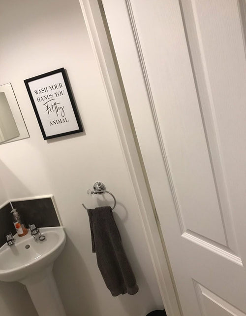 Load image into Gallery viewer, Original Wash Your Hands You Filthy Animal Bathroom Wall Decor Print by WinsterCreations™ Official Store
