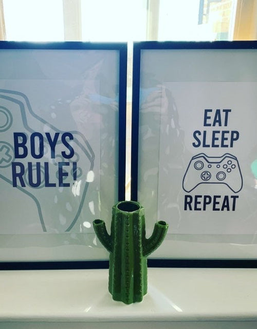 Load image into Gallery viewer, Personalised Name Gamer Eat Sleep Game Repeat Children's Wall Decor Set Of 3 Prints by WinsterCreations™ Official Store
