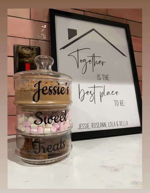 Load image into Gallery viewer, Personalised Names Together Is The Best Place To Be Simple Home Wall Decor Print by WinsterCreations™ Official Store
