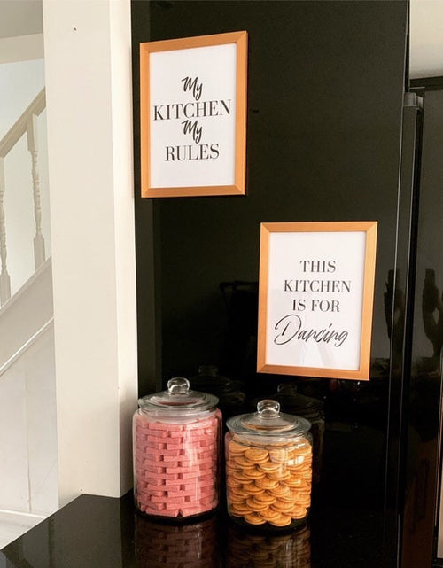 Load image into Gallery viewer, My Kitchen My Rules Simple Kitchen Funny Wall Decor Print by WinsterCreations™ Official Store
