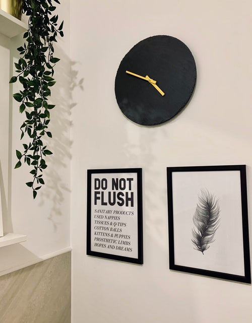 Load image into Gallery viewer, Do Not Flush Humorous Bathroom Wall Decor Print by WinsterCreations™ Official Store
