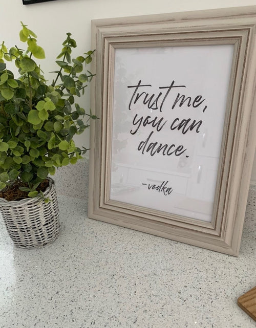 Load image into Gallery viewer, Trust Me You Can Dance Vodka Alcohol Kitchen Wall Decor Print by WinsterCreations™ Official Store
